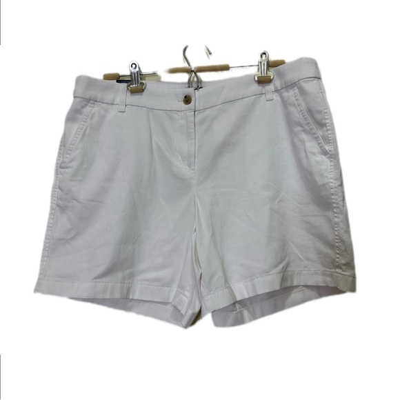NWT J. Crew White Bermuda Shorts Classic Summer Style - Picture 1 of 10